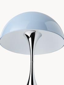 Stolní lampa Panthella, V 44 cm, Světle modrá, stříbrná, Ø 32 cm, V 44 cm