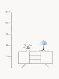 Lampada da tavolo Panthella, alt. 44 cm, Paralume: vetro acrilico, Struttura: alluminio rivestito, Vetro acrilico azzurro, argentato, Ø 32 x Alt. 44 cm