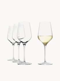 Copas de vino blanco de cristal Starlight, 6 uds., Cristal, Transparente, Ø 9 x Al 23 cm, 410 ml