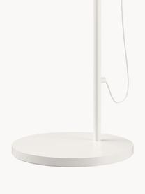 Lampada da tavolo grande a LED con luce regolabile e timer Yuh, Struttura: ottone laccato, Bianco, Ø 20 x Alt. 61 cm