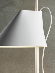Veľká stmievateľná stolová LED lampa Yuh, Biela, Ø 20 x V 61 cm