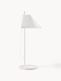 Lampada da tavolo grande a LED con luce regolabile e timer Yuh, Struttura: ottone laccato, Bianco, Ø 20 x Alt. 61 cm