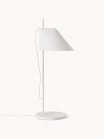 Lampa stołowa LED z funkcją przyciemniania Yuh, Stelaż: mosiądz lakierowany, Biały, Ø 20 x 61 cm