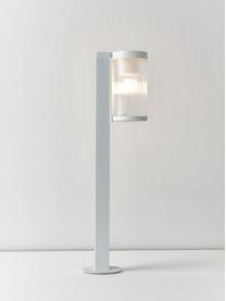 Dimbare outdoor vloerlamp Coupar, Diffuser: kunststof, Wit, Ø 14 x H 80 cm