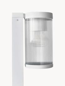 Dimbare outdoor vloerlamp Coupar, Diffuser: kunststof, Wit, Ø 14 x H 80 cm