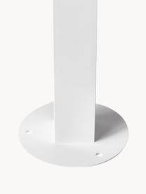 Dimbare outdoor vloerlamp Coupar, Diffuser: kunststof, Wit, Ø 14 x H 80 cm