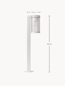 Stmívatelná exteriérová stojací lampa Coupar, Bílá, Ø 14 cm, V 80 cm