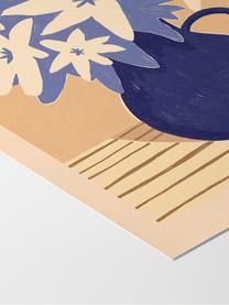 Plagát Lillies, Papier
Tento produkt je vyrobený z trvalo udržateľného dreva s certifikátom FSC®., Tóny béžovej a modrej, Š 30 x V 40 cm