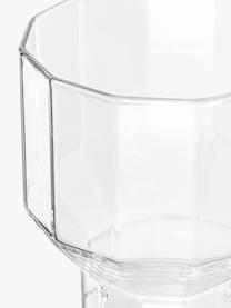 Mundgeblasene Wasserkaraffe mit Gläsern Angoli, 5er-Set, Borosillkatglas, Transparent, Set mit verschiedenen Grössen