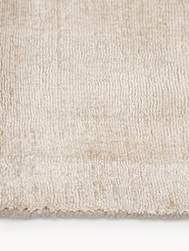Tappeto in viscosa fatto a mano Jane, Retro: 100% cotone Il materiale , Beige chiaro, Larg. 300 x Lung. 400 cm (taglia XL)