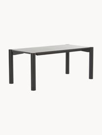 Table en bois de pin Nyhamn, 180 x 90 cm, Bois de pin, Noir, larg. 180 x prof. 90 cm