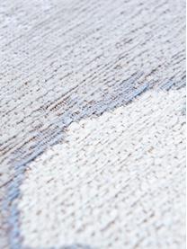 Tapis avec motif abstrait Iode, 100 % polyester, Tons bleu ciel, larg. 80 x long. 150 cm (taille XS)