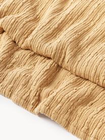 Bouclé přehoz Thomassin, 92 % bavlna, 8 % polyester (bouclé)

Bouclé je materiál, který se vyznačuje nepravidelně zakřivenou strukturou. Charakteristický povrch vytvářejí vetkané smyčky z různých druhů přízí, které dávají tkanině jedinečnou strukturu. Smyčková struktura má izolační a zároveň nadýchaný efekt, díky němuž je tkanina obzvláště příjemná.

Materiál použitý v tomto produktu byl testován na škodlivé látky a certifikován podle STANDARD 100 od OEKO-TEX®, 4265CIT, CITEVE., Žlutá, Š 230 cm, D 250 cm (pro postele do 180 x 200 cm)