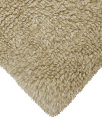 Tappeto in lana beige lavabile fatto a mano Tundra, Retro: cotone riciclato Nel caso, Beige, Larg. 170 x Lung. 240 cm (taglia M)