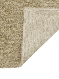 Handgefertigter Wollteppich Tundra in Beige, waschbar, Flor: 100% Wolle, Beige, B 170 x L 240 cm (Größe M)