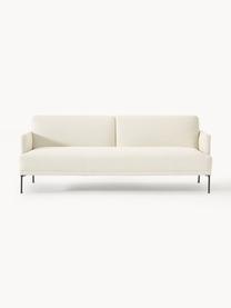 Schlafsofa Fluente (3-Sitzer), Bezug: 100% Polyester Der strapa, Gestell: Massives Kiefernholz, Webstoff Off White, B 220 x T 88 cm