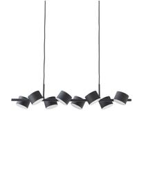 Grande suspension noire Milano, Noir, larg. 97 x haut. 26 cm