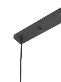 Grande suspension noire Milano, Noir, larg. 97 x haut. 26 cm