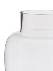 Handgefertigte Klassische Glas-Vase Lotta, Glas, Transparent, Ø 18 x H 25 cm