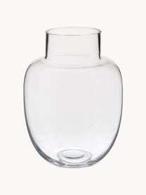 Handgefertigte Klassische Glas-Vase Lotta, Glas, Transparent, Ø 18 x H 25 cm
