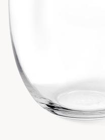 Ručně vyrobená klasická skleněná váza Lotta, V 25 cm, Sklo, Transparentní, Ø 18 cm, V 25 cm