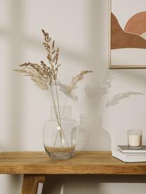 Ręcznie wykonany wazon ze szkła Lotta, W 25 cm, Szklanka, Transparentny, Ø 18 x W 25 cm
