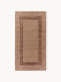 Ręcznie tkany dywan z bawełny Dania, 100% bawełna z certyfikatem GRS, Jasny brązowy, S 80 x D 150 cm (Rozmiar XS)