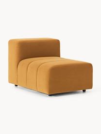 Module central en velours Lena, Velours ocre, larg. 78 x prof. 106 cm