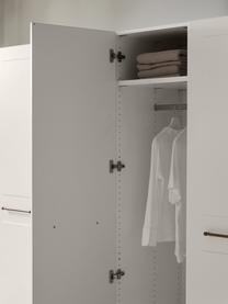 Modularer Drehtürenschrank Charlotte, 250 cm Breite, mehrere Varianten, Korpus: Spanplatte, melaminbeschi, Griffe: Messing Dieses Produkt wi, Beige, Premium Interior, B 250 x H 236 cm