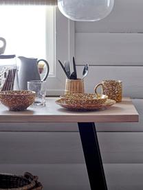 Kaffeetasse Carmel mit effektvoller Glasur, 2 Stück, Steingut, Braun, Beige, Ø 10 x H 9 cm, 350 ml