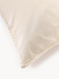 Poszewka na poduszkę z bawełny Darlyn, Beżowy, S 40 x D 80 cm