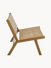 Banc de jardin aspect bois Palina, Brun, larg. 121 x haut. 75 cm