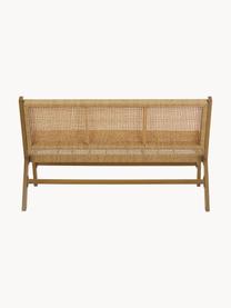 Banc de jardin aspect bois Palina, Brun, larg. 121 x haut. 75 cm