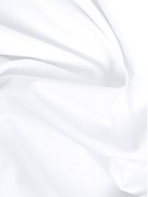 Baumwollperkal-Kopfkissenbezüge Quo mit Quasten, 2 Stück, Webart: Perkal Fadendichte 200 TC, Weiß, Rot, B 40 x L 80 cm