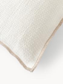 Housse de coussin en lin Blaine, 98 % lin, 2 % polyamide

Le lin est naturellement doté d'un toucher plutôt rugueux et d'un aspect froissé. Sa robustesse le rend résistant à l'abrasion et à l'usure

Le matériau est certifié STANDARD 100 OEKO-TEX®, 6457CIT, CITEVE, Blanc cassé, beige clair, larg. 50 x long. 50 cm