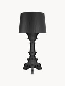 Veľká stmievateľná stolová LED lampa Bourgie, Polykarbonát, recyklovaný, Čierna, Ø 37 x V 68-78 cm