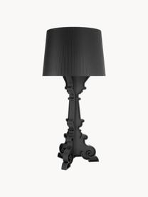 Mobilna lampa stołowa LED z funkcją przyciemniania Bourgie, Poliwęglan, Czarny, Ø 37 x W 68-78 cm