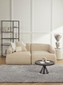 Modulares Sofa Sofia (2-Sitzer), Bezug: 100% Polypropylen Der hoc, Gestell: Massives Kiefernholz, Spa, Füße: Kunststoff, Webstoff Beige, B 192 x T 95 cm