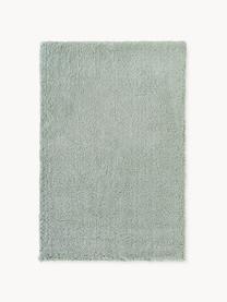 Načechraný koberec s vysokým vlasem Leighton, Šalvějově zelená, Š 80 cm, D 150 cm (velikost XS)