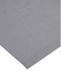 Drap plat en lin Nature, 52 % lin, 48 % coton
Doux au toucher grâce au procédé Stonewash, Gris foncé, larg. 160 x long. 270 cm