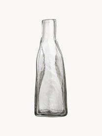 Mundgeblasene Wasserkaraffe Lenka in organischer Form, 500 ml, Glas, Transparent, 500 ml