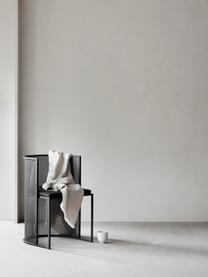 Sedia con braccioli da giardino Bauhaus, Acciaio verniciato a polvere, Nero, Larg. 51 x Prof. 53 cm