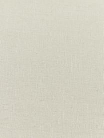 Tovaglia in cotone bianco crema Organic, 100% cotone, Bianco crema, rosso, Per 6-10 persone (Larg. 140 x Lung. 250 cm)