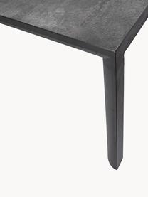 Table de jardin anthracite Mason, 220 x 100 cm, Noir, larg. 220 x prof. 100 cm