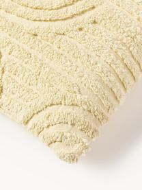 Housse de coussin 45x45 en coton Bell, 100% coton, Jaune clair, larg. 45 x long. 45 cm