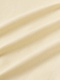 Katoenen kussenhoes Bell, 100% katoen, Lichtgeel, B 45 x L 45 cm