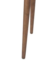 Holz-Konsole Barbier mit Stauraum und geriffelter Front, Korpus: Mitteldichte Holzfaserpla, Walnussholz, B 120 x T 35 cm