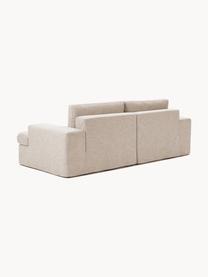 Modulaire bank Russell (3-zits) met afneembare hoezen, Bekleding: 100% katoen Met 50.000 sc, Frame: massief grenenhout FSC-ge, Poten: kunststof Dit product is , Geweven stof beige, B 206 x D 103 cm