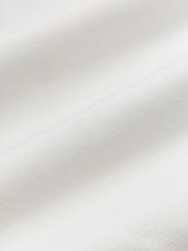 Copricuscino in cotone con nappe Adrian, Bianco latte, Larg. 30 x Lung. 50 cm