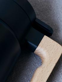Termo Cole, 1,8 L, Interior: acero inoxidable, Exterior: plástico, Negro, madera clara, 1,8 L